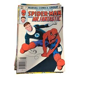 Marvel Comics Spider-Man and Mr Fantastic Team Up Issue 132 August 1983